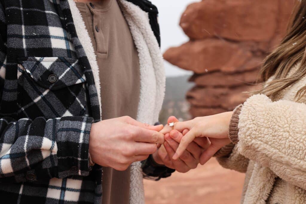 Engagement photo session