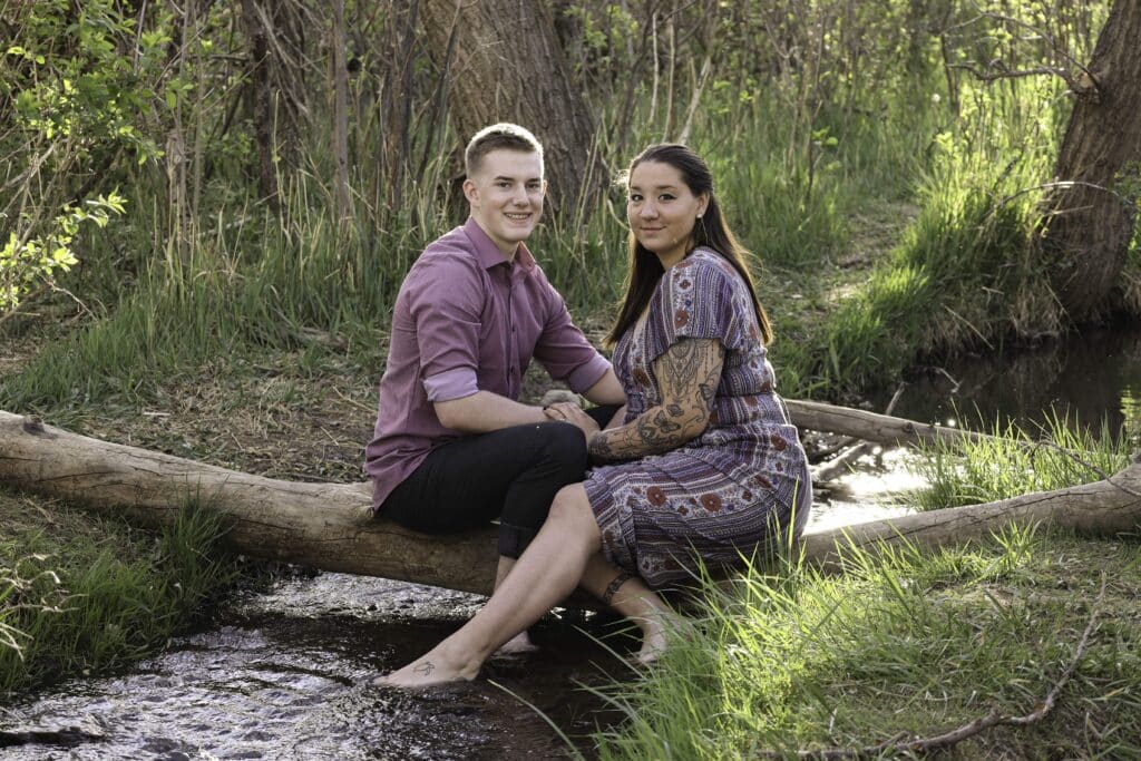 Engagement photo session